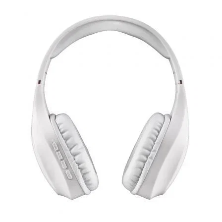 NGS Artica Wrath ARTICAWRATHWHITE Auriculares Inalámbricos Bluetooth con Micrófono, Diadema Ajustable, Batería 10h, Color Blanco